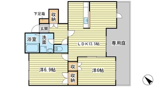 Origin Ｍatsuoka A棟の物件間取画像